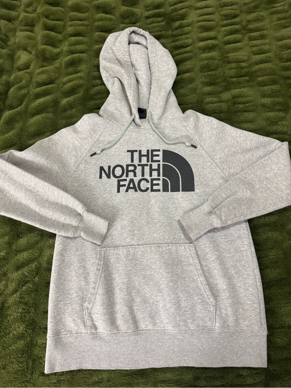 The North Face Light Gray Logo Crewneck Hoodie